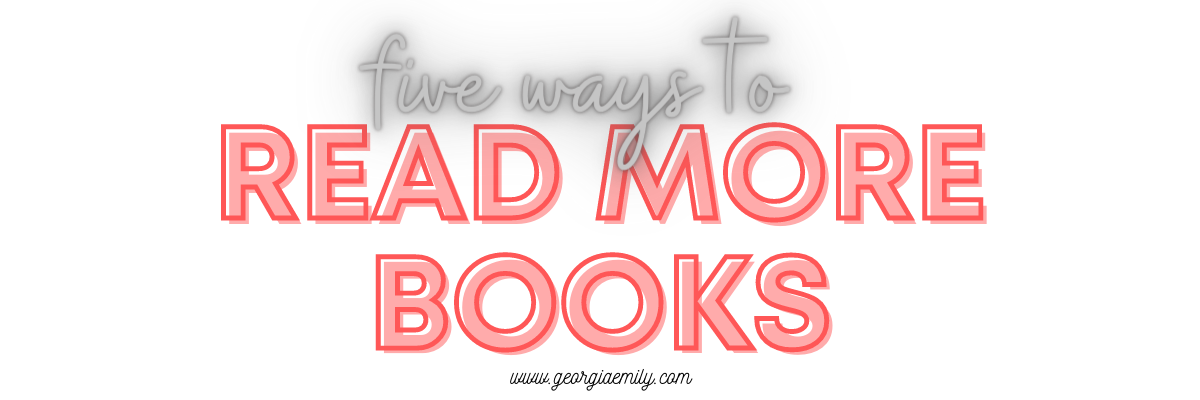Five ways to read more books