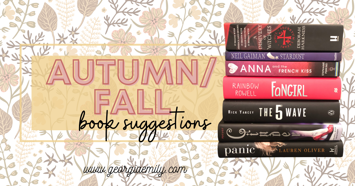 Autumn Fall Book Suggestions